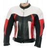 RTX TITAN Red Motorcycle Leather Race Jacket